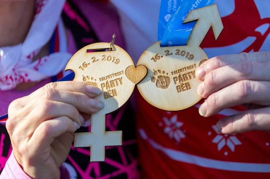 Detail sportovních medailí po závodě